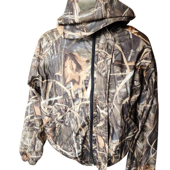 Mad Dog Gear Camo Hunting Jacket Mens Large Waterproof Hooded Outdoor Gorpcore - Picture 10 of 13